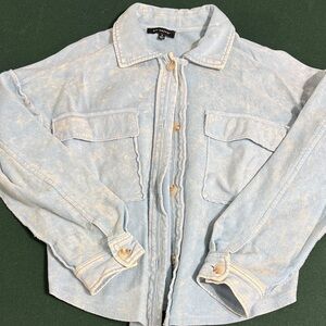 Light Blue Denim looking sweatshirt